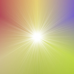 Abstract blurred gradient explosion background - graphic design