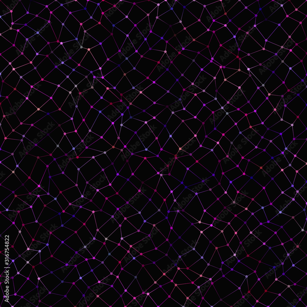 Poster abstract irregular rectangular grid background - vector graphic