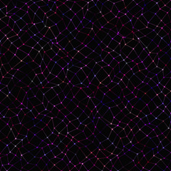Abstract irregular rectangular grid background - vector graphic