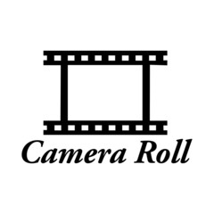 camera rool icon vector - illustration