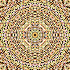 Obraz premium Abstract petal mosaic mandala pattern background - ethnic vector design