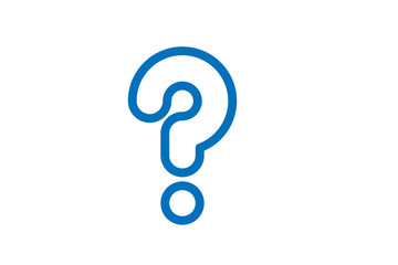 Question icon vector 