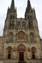 Fototapeta na wymiar Cathedral of Burgos in Spain