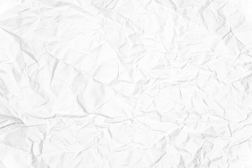Paper texture Crumpled White.Top view.