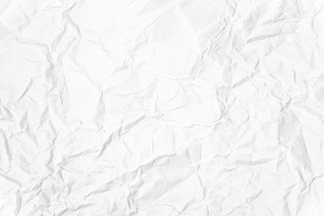 Paper texture Crumpled White.Top view.