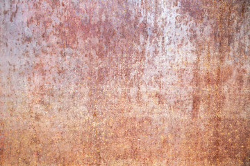 Old rusted metallic plate; grungy background or texture