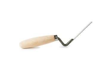 tool for a bricklayer. isolate. white background