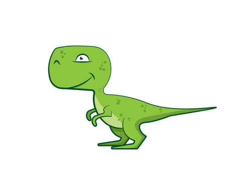 baby T-rex icon. Clipart image isolated on white background