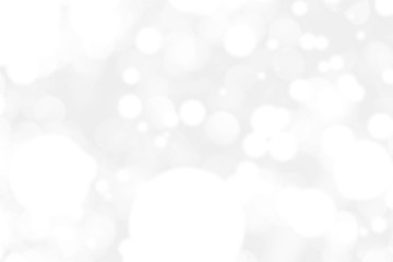 Abstract background with White bokeh on gray background. christmas blurred beautiful shiny Christmas lights.