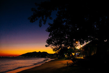 Fototapeta na wymiar Rio das Ostras Sunset Sunrise