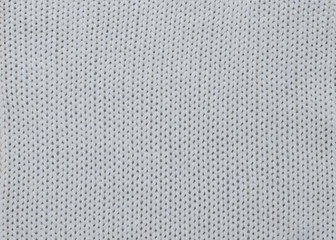 Cotton handmade knitted large blanket, trendy concept. Close-up of knitted blanket, knit background, white background.