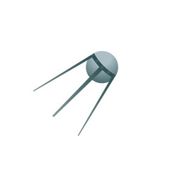 Sputnik 1 icon. Clipart image isolated on white background
