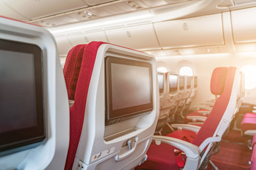 Aircraft cabin seats and cabin interior space