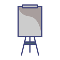 Board stand icon vector trendy design