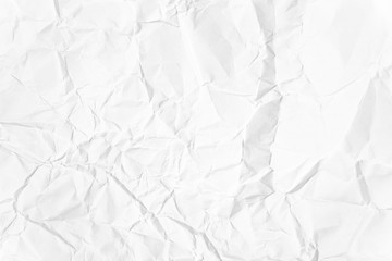 Obraz premium Paper texture Crumpled White.Top view.