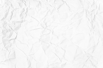 Paper texture Crumpled White.Top view.