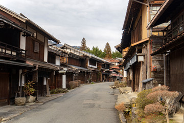 木曽の古い家並み／Tsumago-juku is an old town in Nagano Prefecture, Japan.
