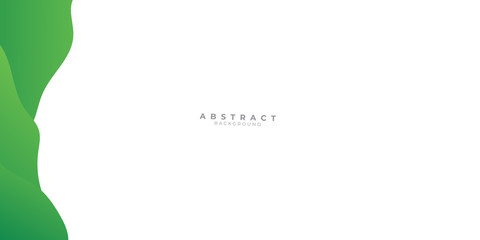 Green abstract background with liquid wave gradient color for presentation design. Suit for business, corporate, institution, conference, party, festive, seminar, and talks.