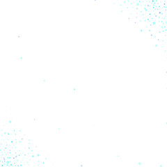 Blue, cyan, turquoise glitter stars confetti