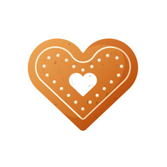 Saint Valentine's Day Heart Shaped Cookie.