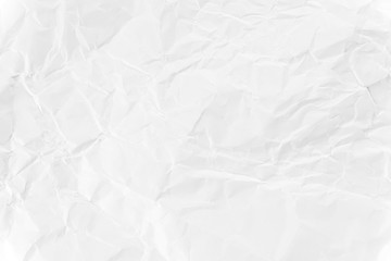 Paper texture Crumpled White.Top view.