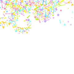 Sprinkles grainy. Cupcake dessert bakery confetti