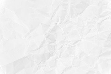 Paper texture Crumpled White.Top view.