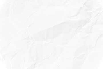 Paper texture Crumpled White.Top view.