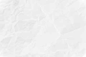 Paper texture Crumpled White.Top view.
