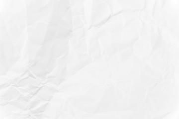 Paper texture Crumpled White.Top view.