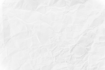 Obraz premium Paper texture Crumpled White.Top view.