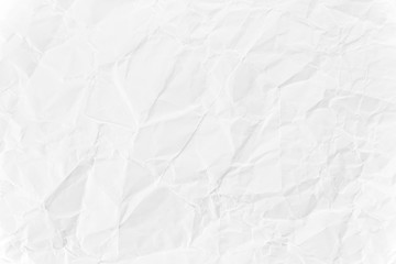 Paper texture Crumpled White.Top view.