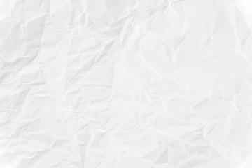 Paper texture Crumpled White.Top view.