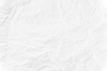 Obraz premium Paper texture Crumpled White.Top view.