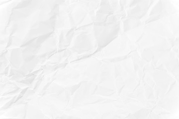 Paper texture Crumpled White.Top view.