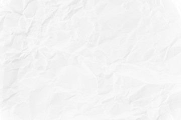 Paper texture Crumpled White.Top view.