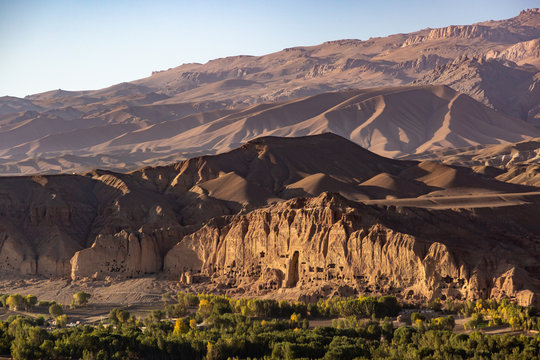 Bamyan Buddha niches in Afghanistan