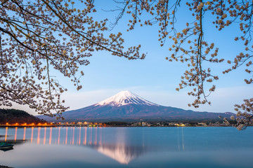 Mt. Fuji, Japan on Lake Kawaguchi