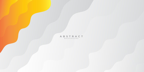 Abstract background orange gradient with wave effect. Modern vector Illustration. Suit for business, corporate, institution, conference, party, festive, seminar, and talks.