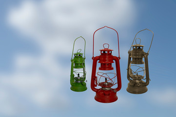 This lamp is a good utility for soft lighting in the middle of the outdoor environment.