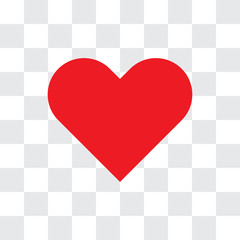 Heart vector icon, simple sign for web site and mobile app.