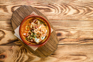 Slavic potato dish Babka