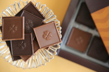 chocolate in sugar bowl