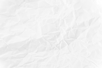 Paper texture Crumpled White.Top view.