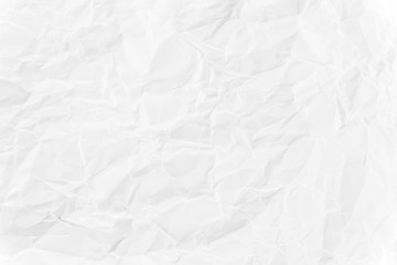 Paper texture Crumpled White.Top view.