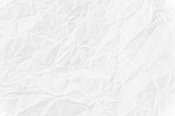 Naklejka premium Paper texture Crumpled White.Top view.