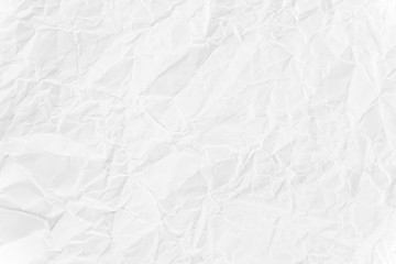 Paper texture Crumpled White.Top view.