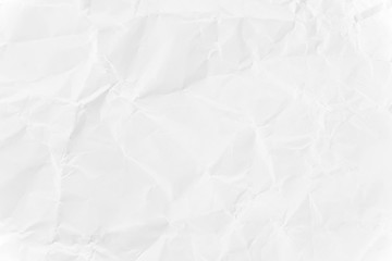 Paper texture Crumpled White.Top view.