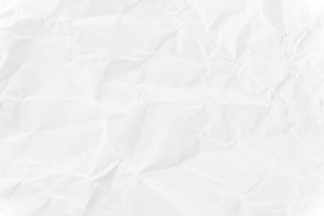 Paper texture Crumpled White.Top view.