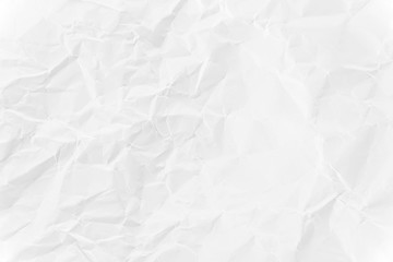 Paper texture Crumpled White.Top view.